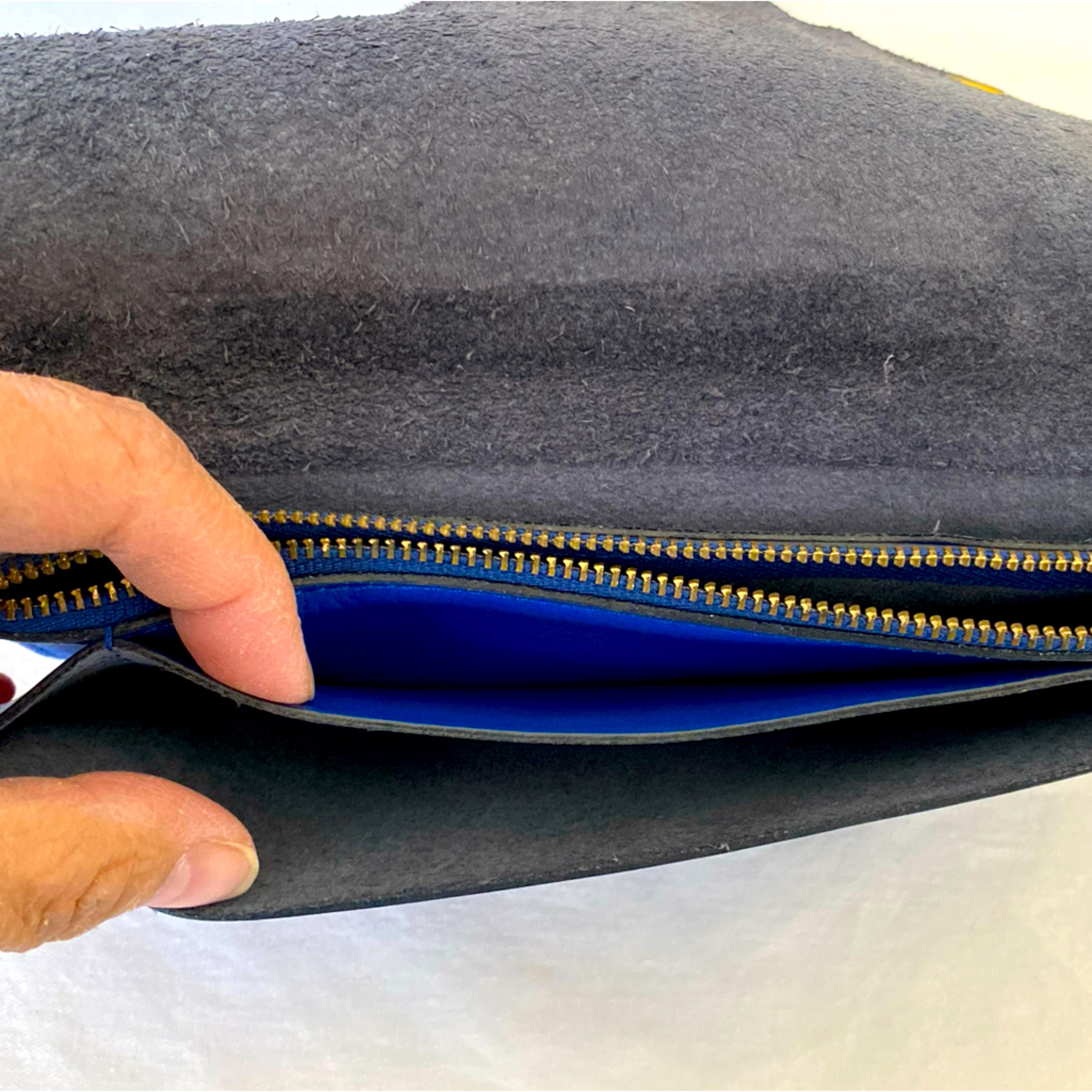 Minor History The Ledger Royal Blue Long Wallet 100% Leather Vgc — image 8 of 8